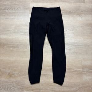 Lululemon Ruched Ankle‎ Legging Women's 8 Color Black